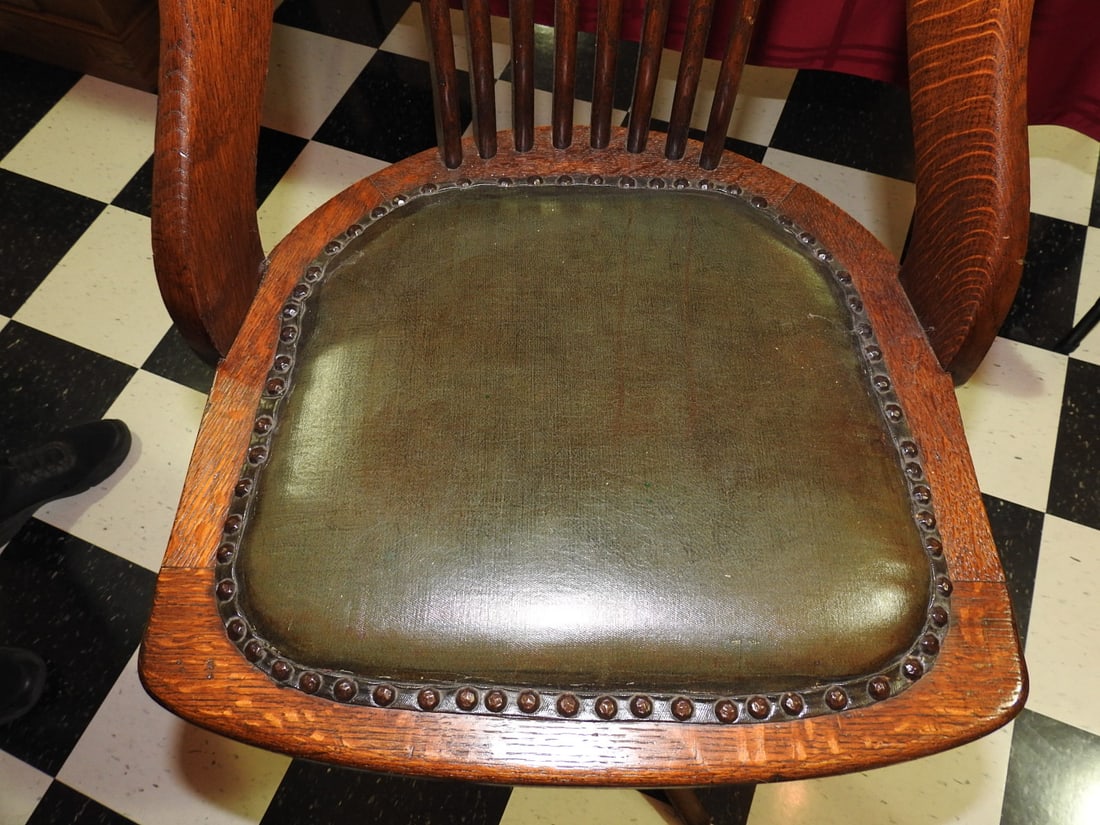 Sturgis-Style Antique Operator Posture Chair - 7