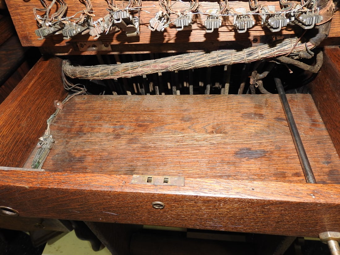 Swedish-American Telephone Co. Oak Switchboard - 10