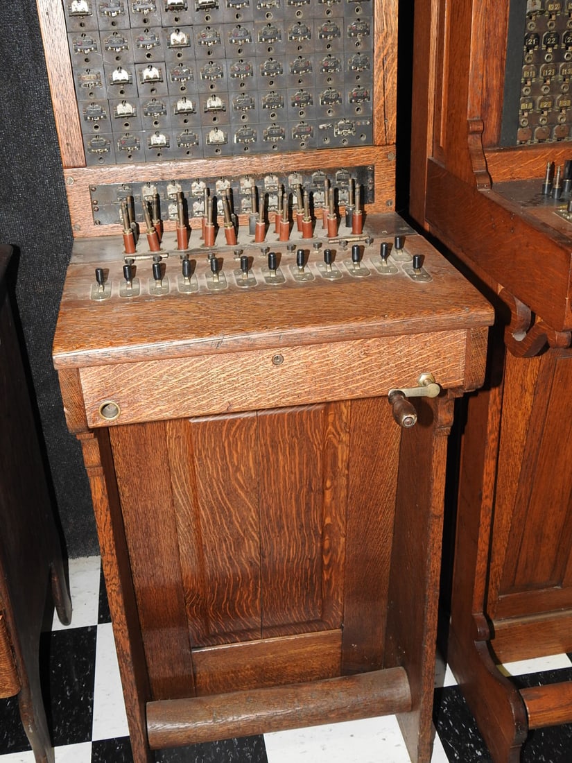 Swedish-American Telephone Co. Oak Switchboard - 2