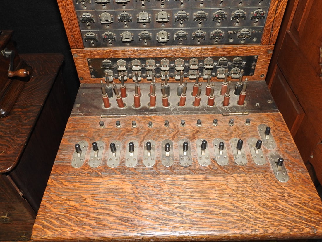 Swedish-American Telephone Co. Oak Switchboard - 3