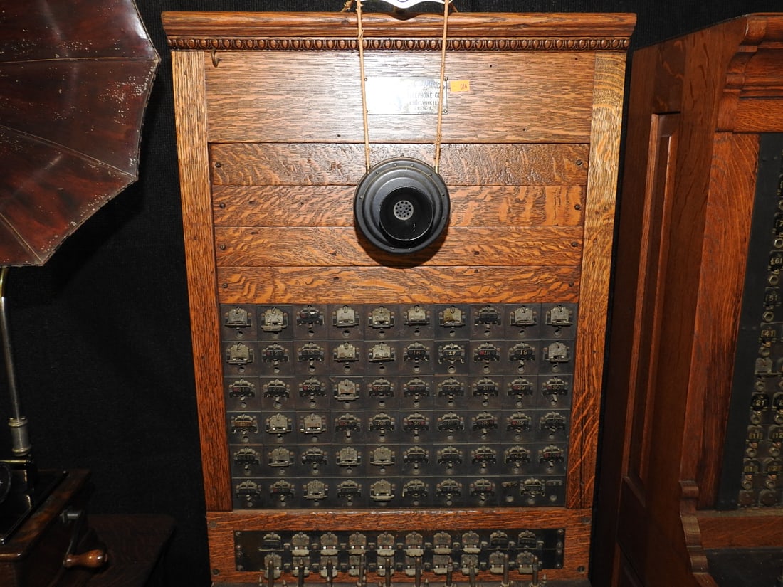 Swedish-American Telephone Co. Oak Switchboard - 4