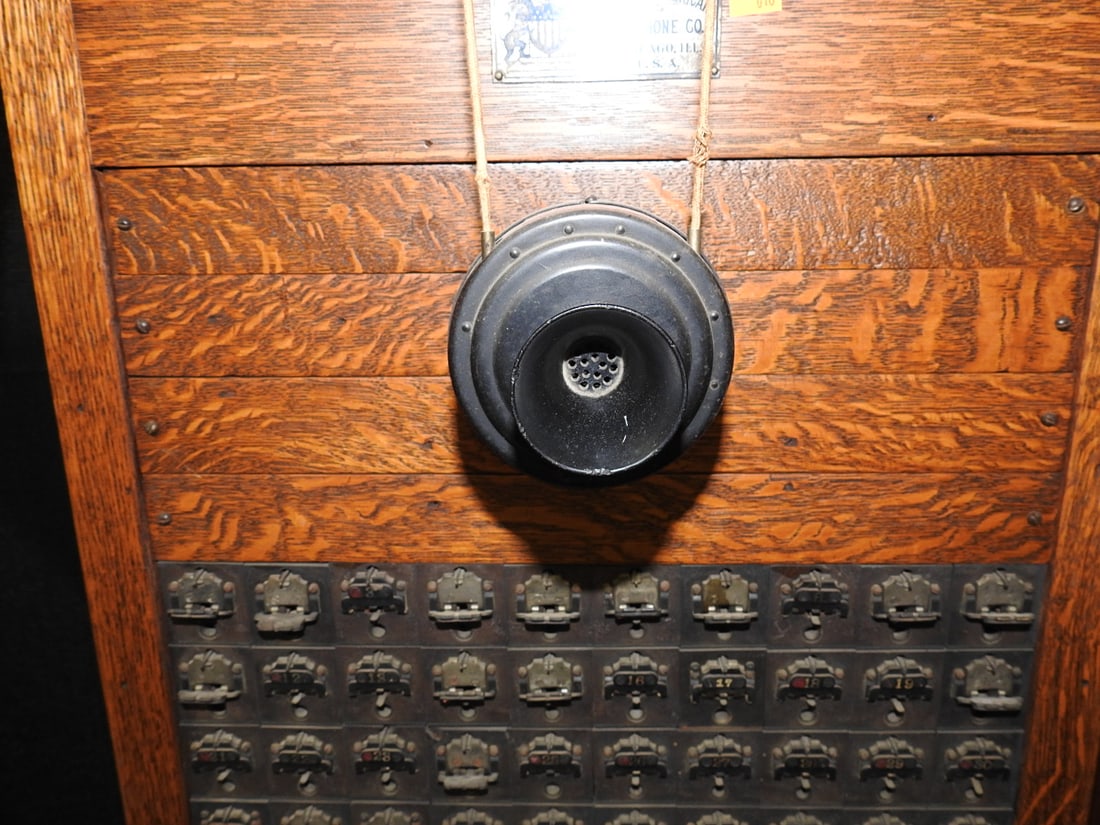 Swedish-American Telephone Co. Oak Switchboard - 6