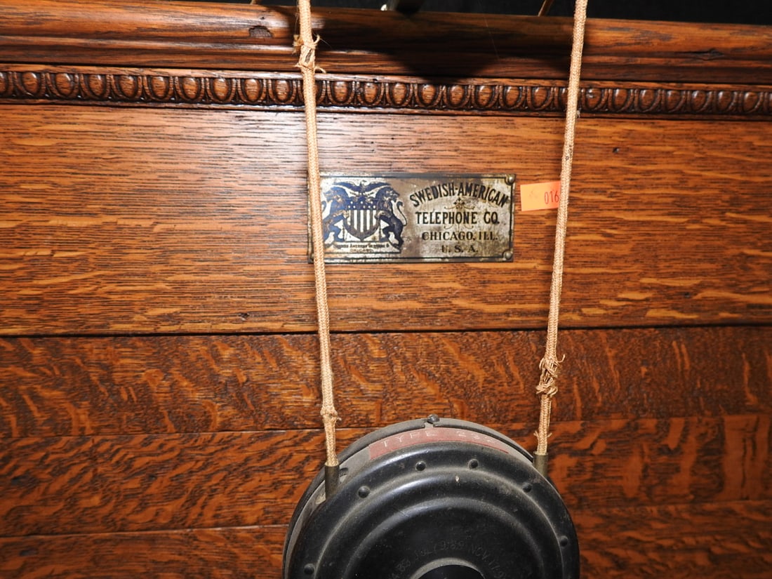 Swedish-American Telephone Co. Oak Switchboard - 7