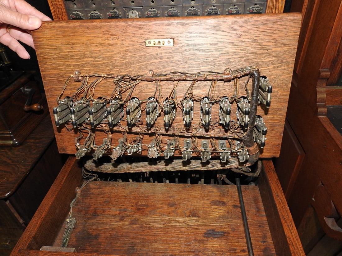 Swedish-American Telephone Co. Oak Switchboard - 9