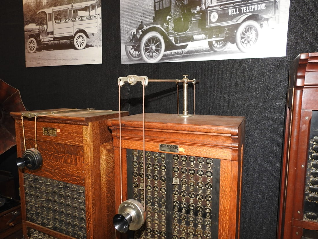 Kellogg 100-Line Oak Telephone Switchboard - 2