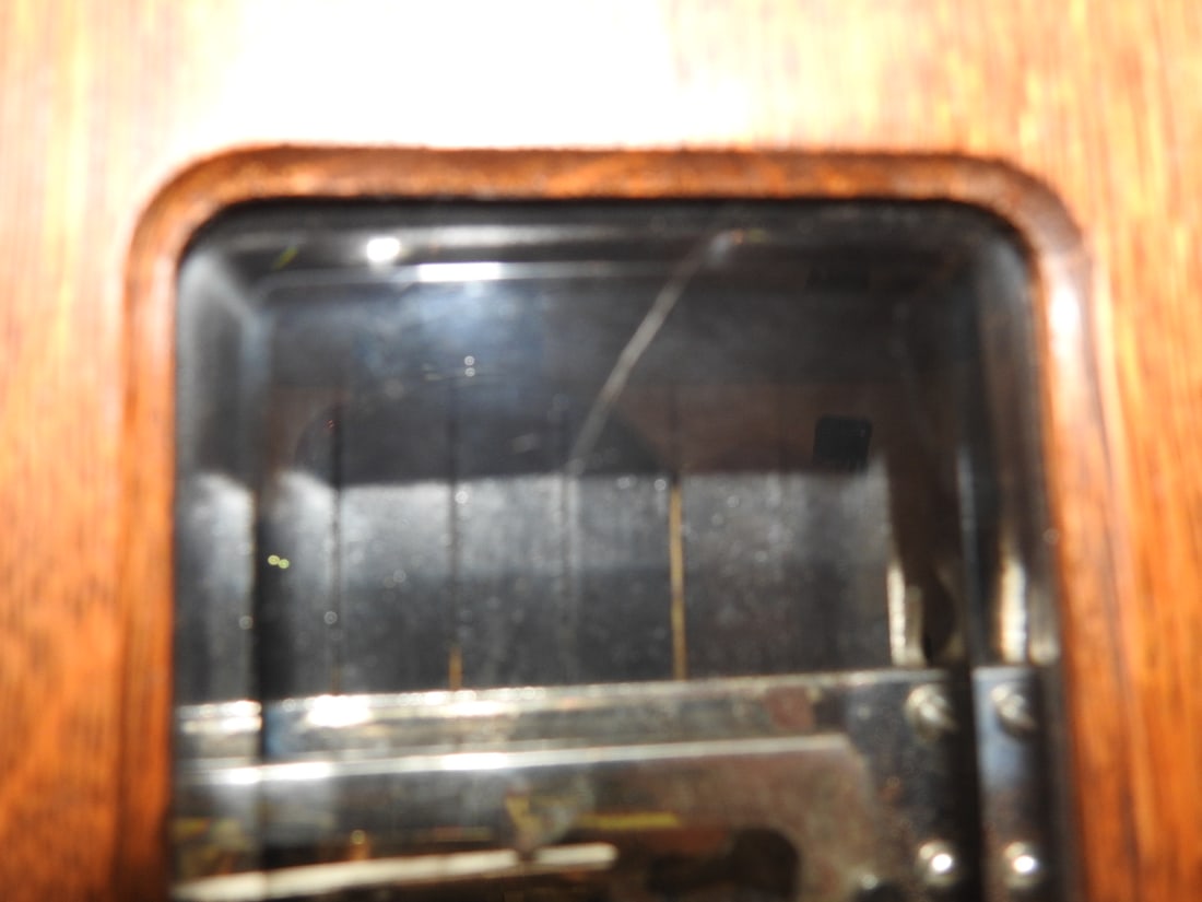 Montgomery Ward Diamond Oak Wall Telephone - 7