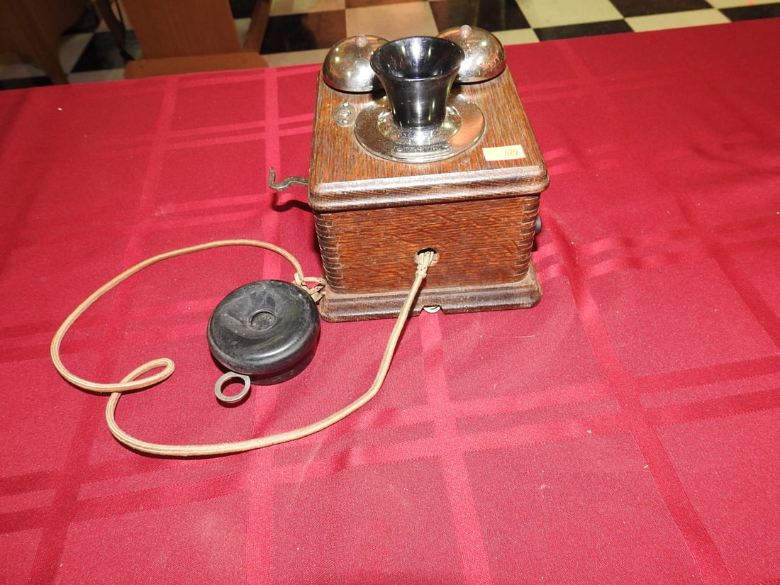 Western Electric Oak Wall Telephone - 2