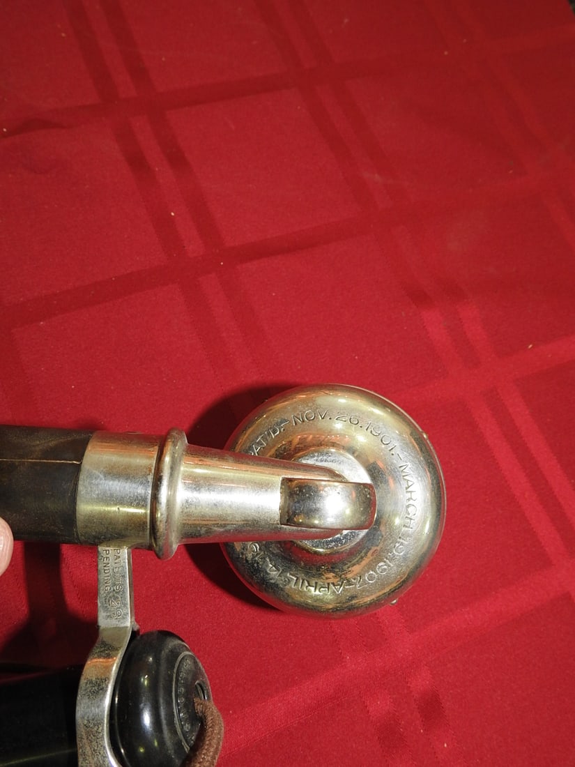 Kellogg Brass Candlestick Telephone - 5