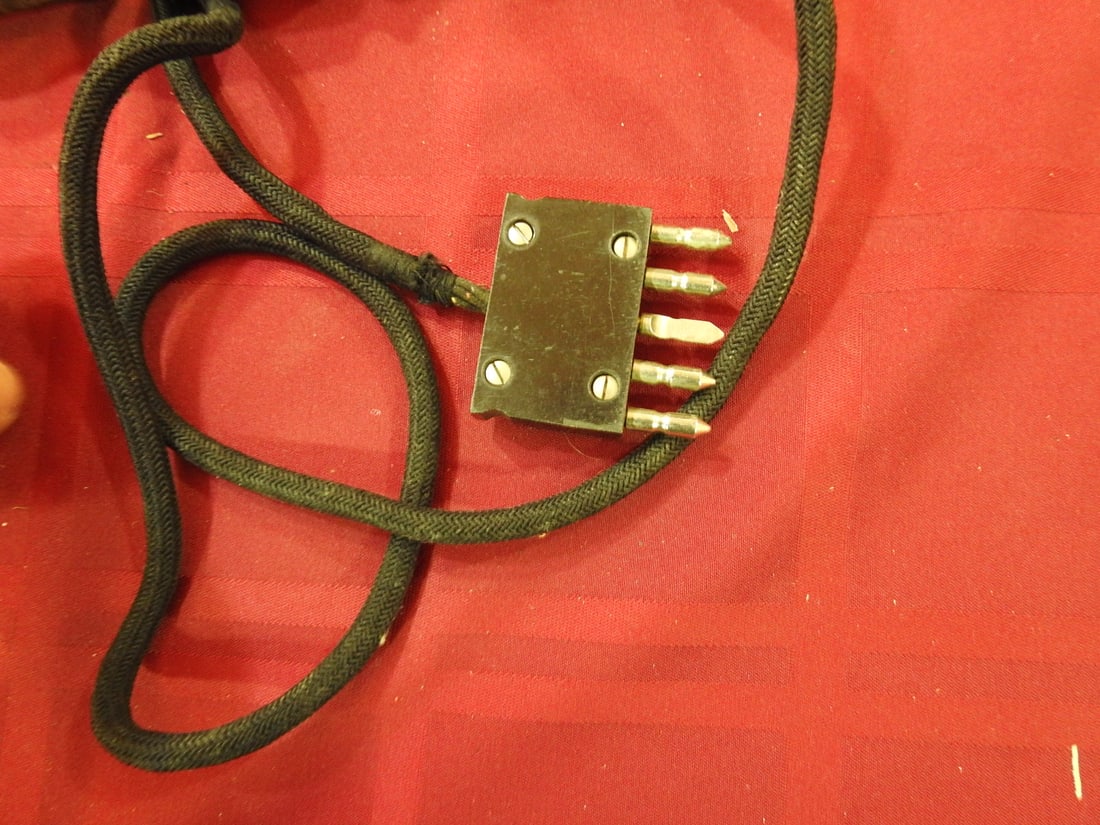 Antique Telephone Receiver and Cord Assembly - 4