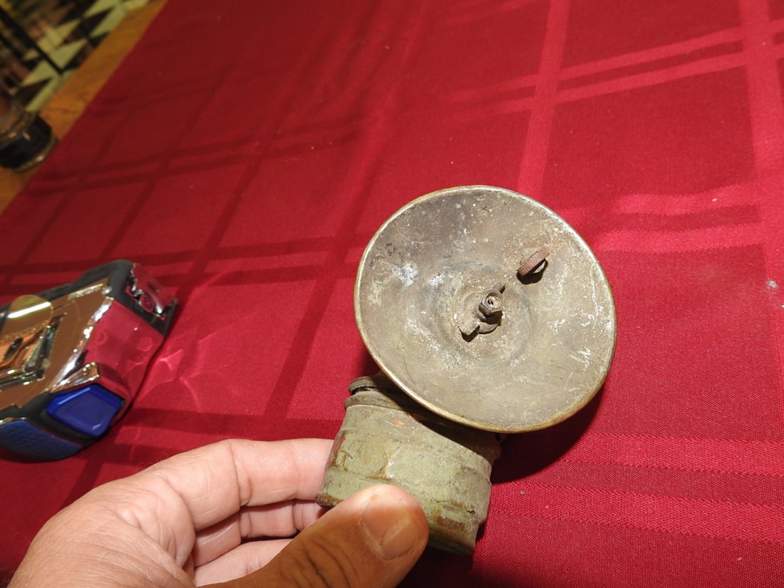 Small Antique Carbide Lamp - 2