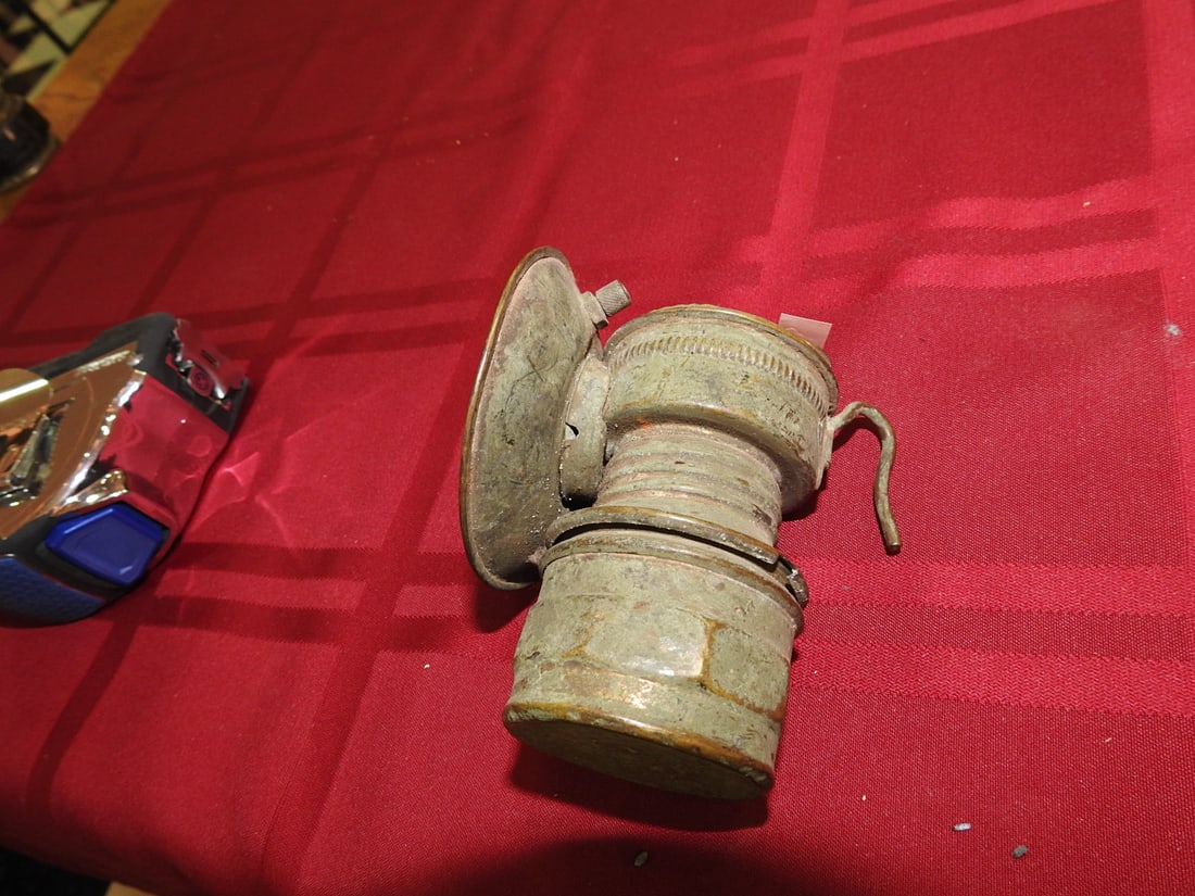 Small Antique Carbide Lamp - 3