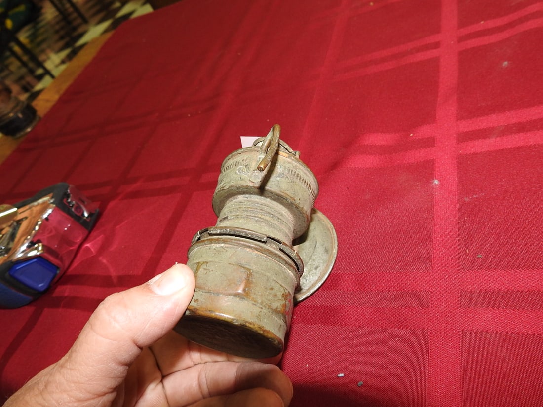 Small Antique Carbide Lamp - 4