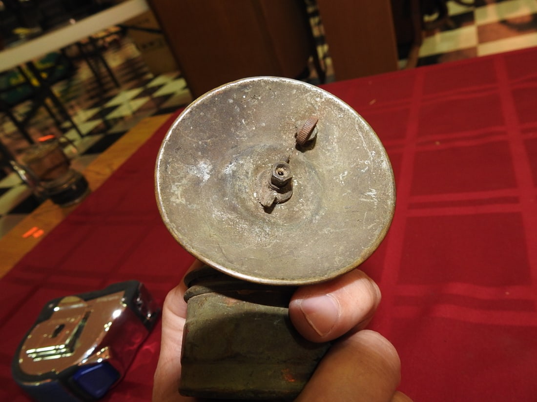 Small Antique Carbide Lamp - 7
