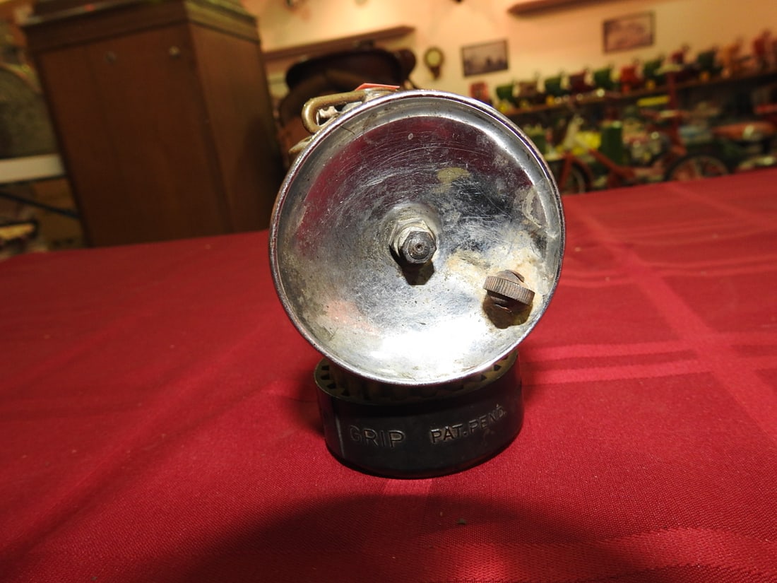 Antique Brass Carbide Lamp - 2