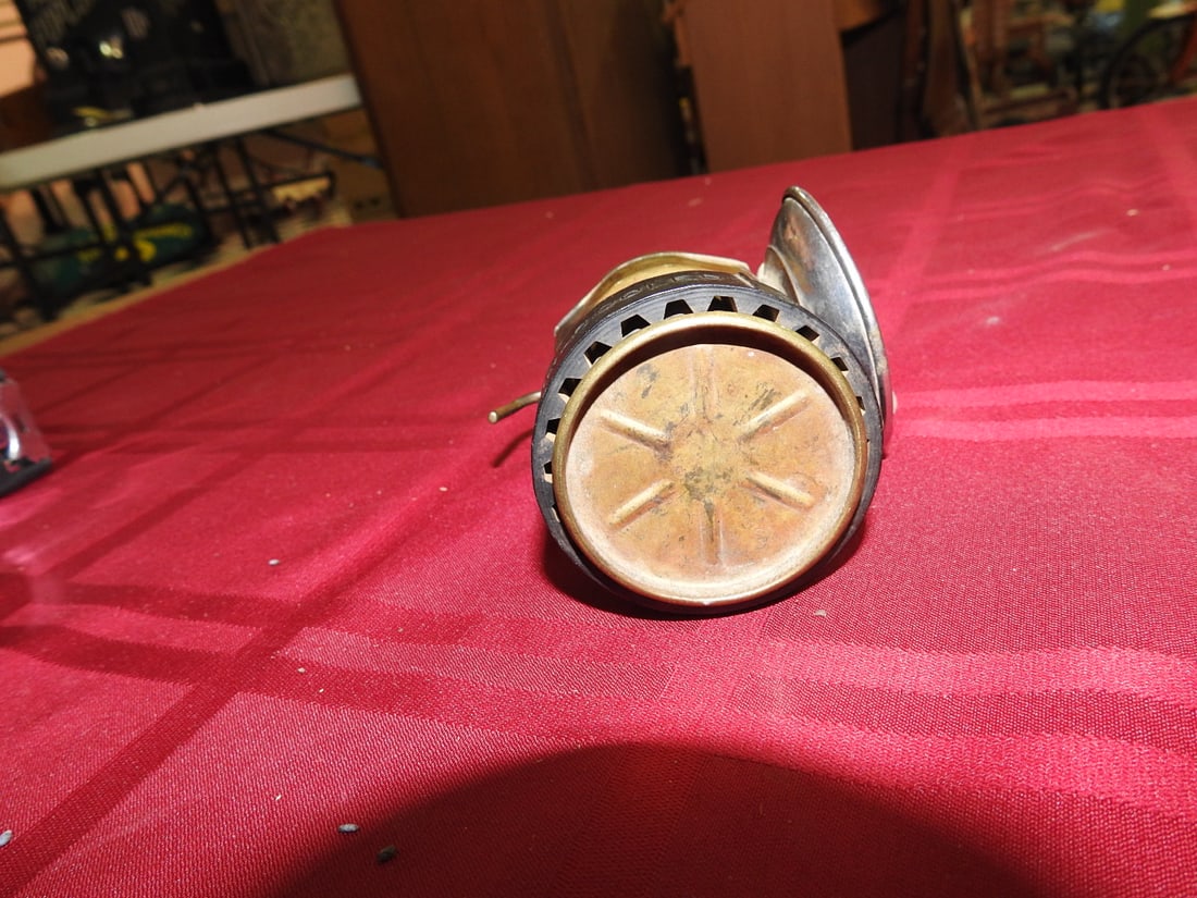 Antique Brass Carbide Lamp - 4