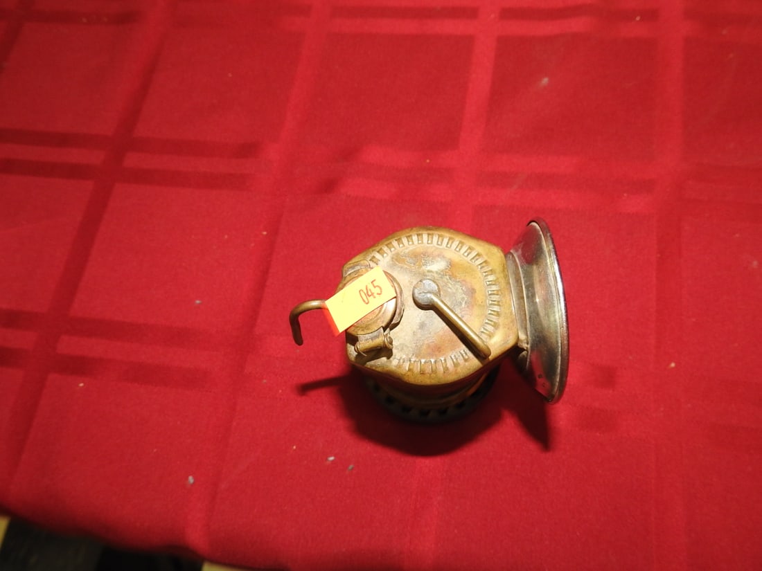 Antique Brass Carbide Lamp - 6
