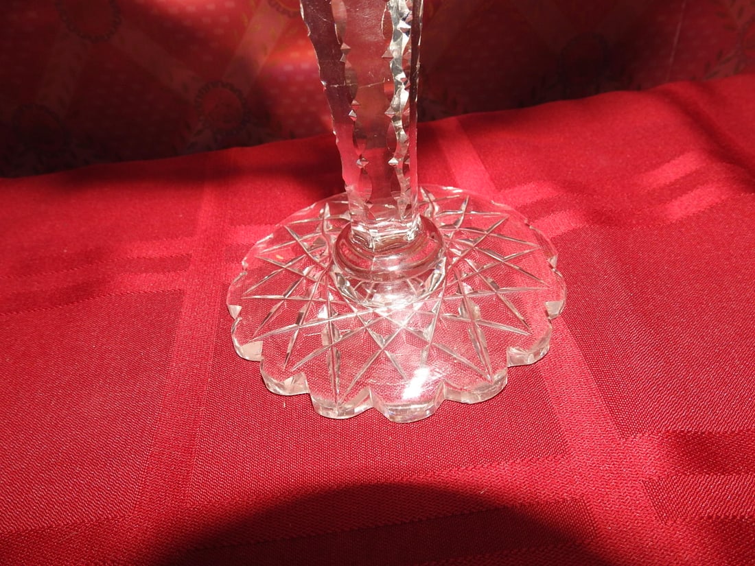 ABP Cut Crystal Handled Basket / Centerpiece - 2