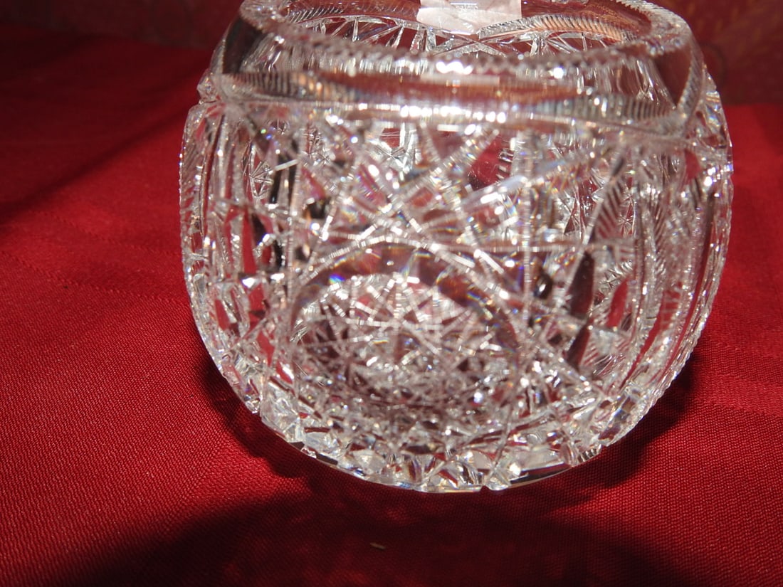 Cut Crystal Toothpick Holder - 3