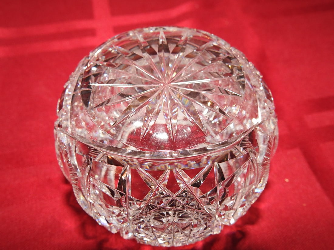 Cut Crystal Toothpick Holder - 4