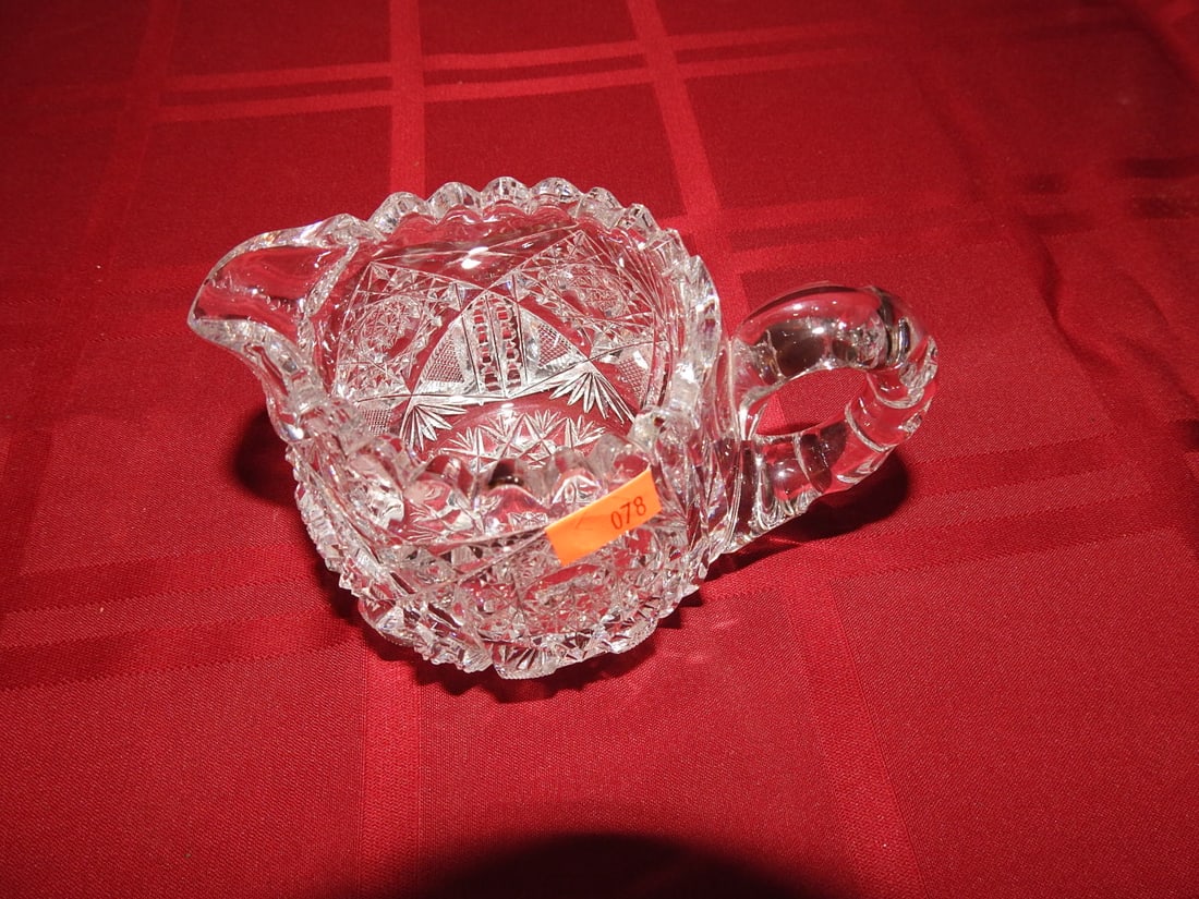 Cut Crystal Creamer - 7