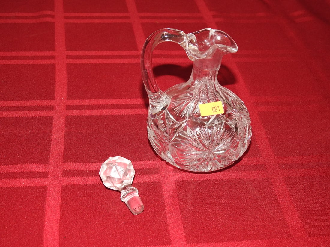 Cut Crystal Cruet with Stopper - 2