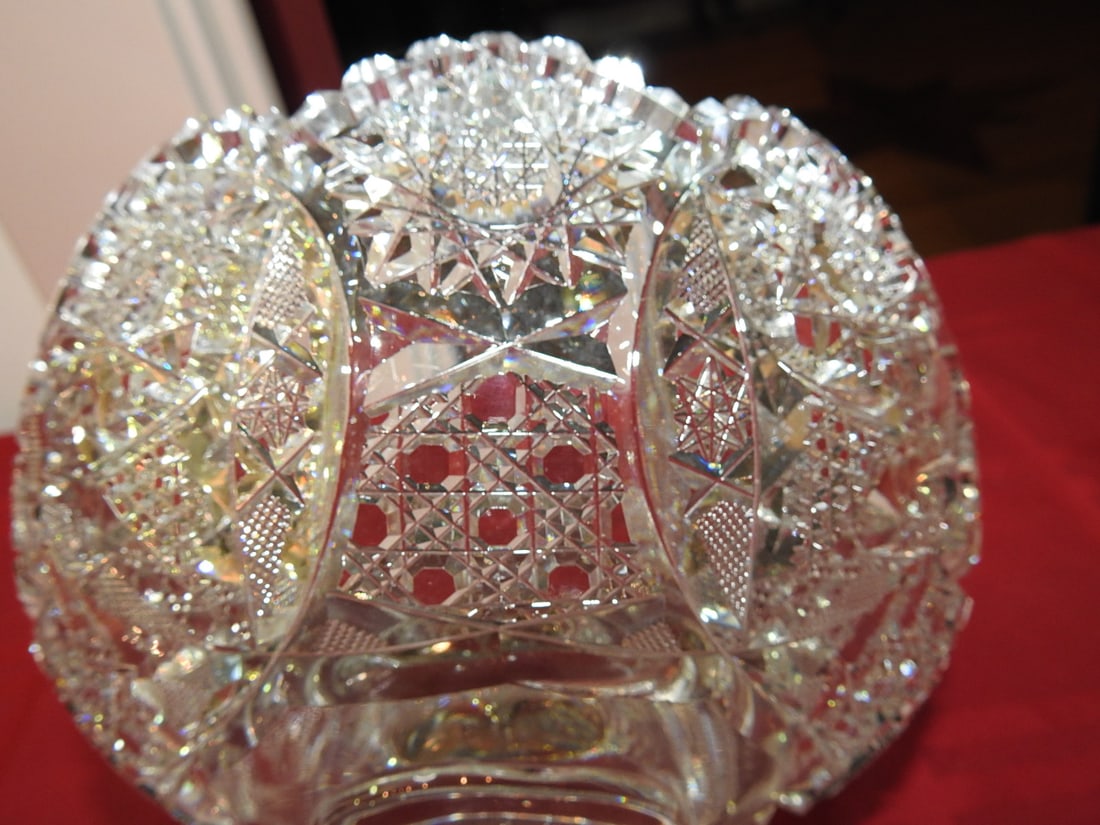 ABP Cut Glass Pedestal Compote, Russian-Style - 4
