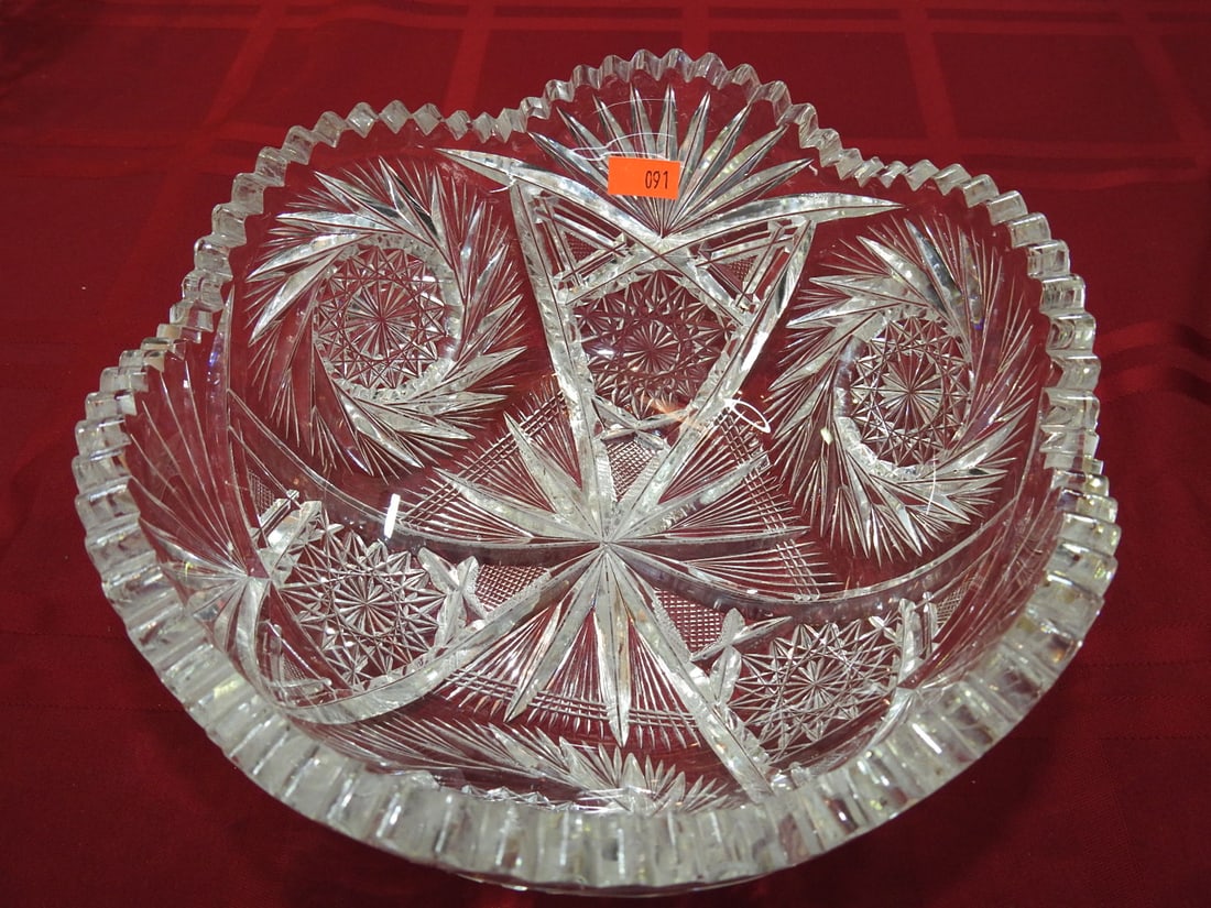 ABP Cut Glass Round Bowl - 2