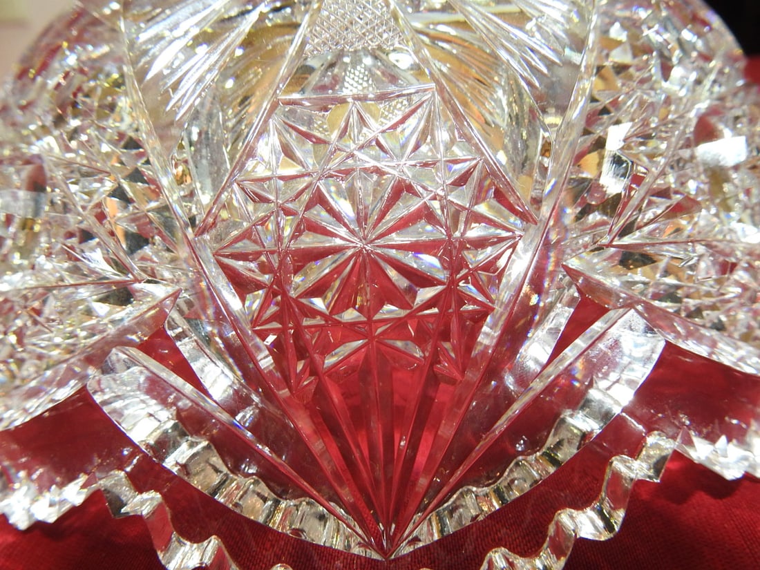 ABP Cut Glass Round Bowl, Russian-Style - 4