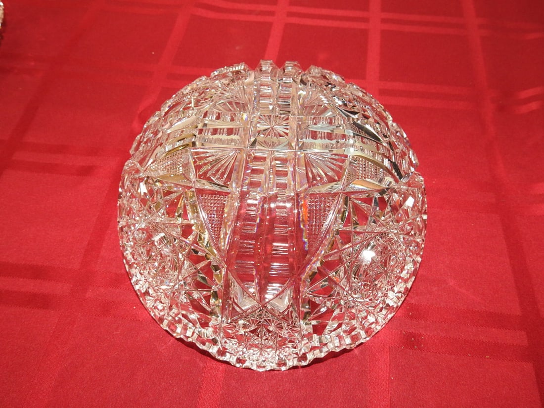 ABP Cut Glass Round Bowl - 3