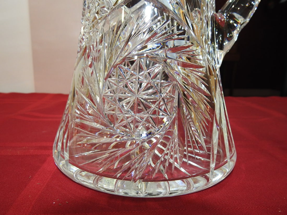 ABP Cut Glass Tankard Water Pitcher - 2