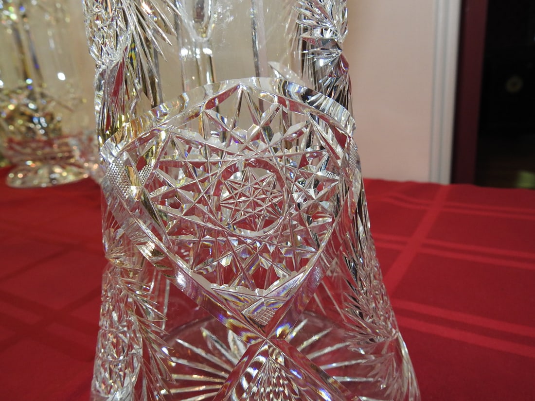 ABP Cut Glass Tankard Water Pitcher - 4