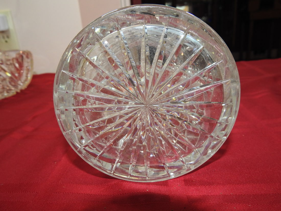 ABP Cut Glass Trumpet Vase - 4