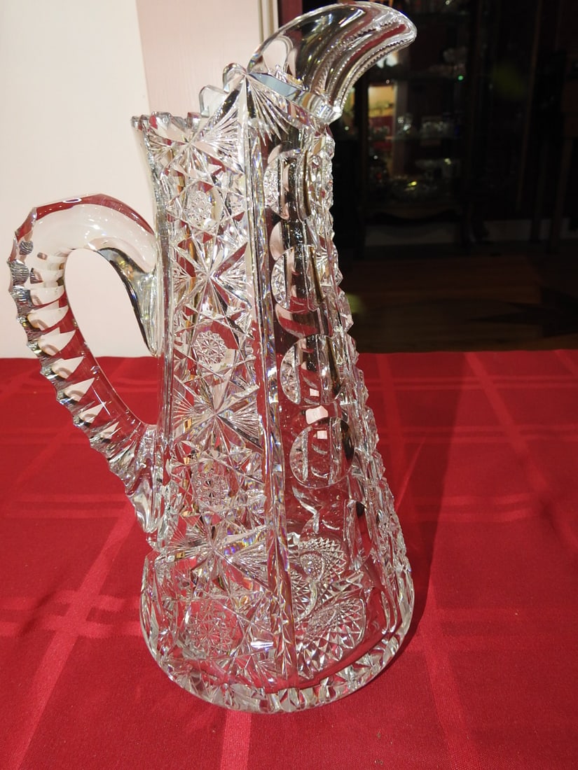ABP Cut Glass Water Pitcher - 3