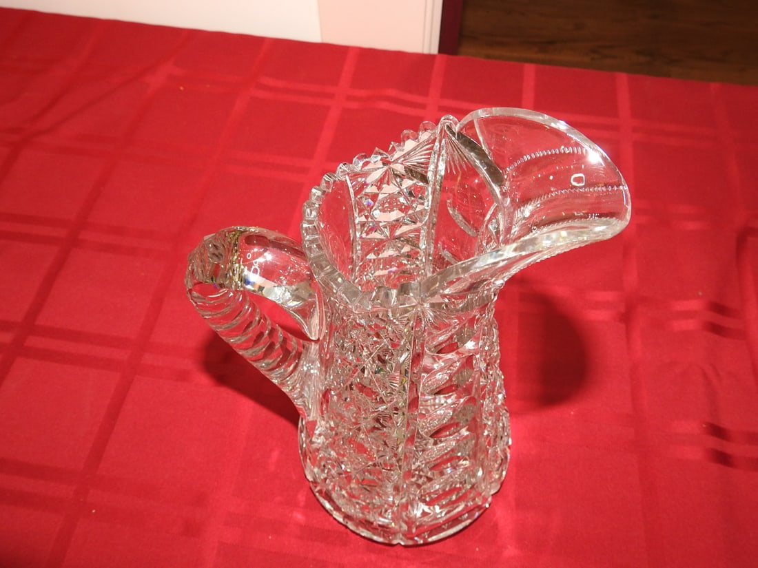 ABP Cut Glass Water Pitcher - 5