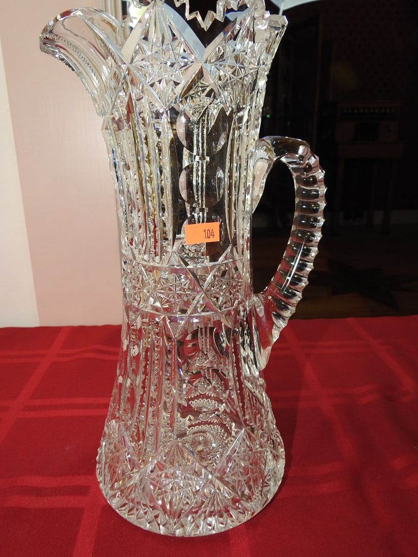 ABP Cut Glass Tankard Water Pitcher (1 of 8)