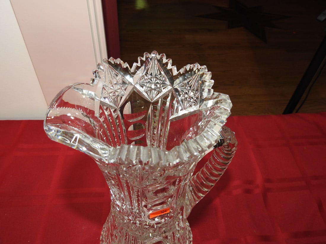 ABP Cut Glass Tankard Water Pitcher - 4