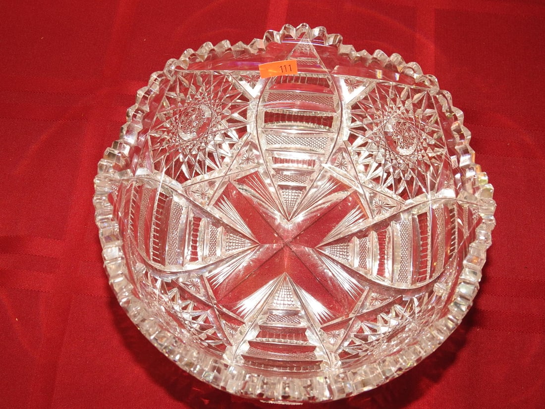 ABP Cut Glass Master Berry / Fruit Bowl - 2