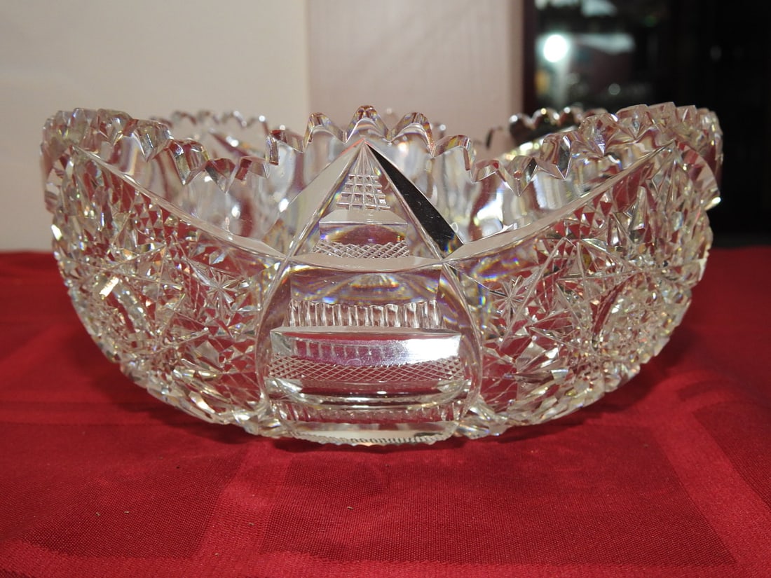 ABP Cut Glass Master Berry / Fruit Bowl - 3