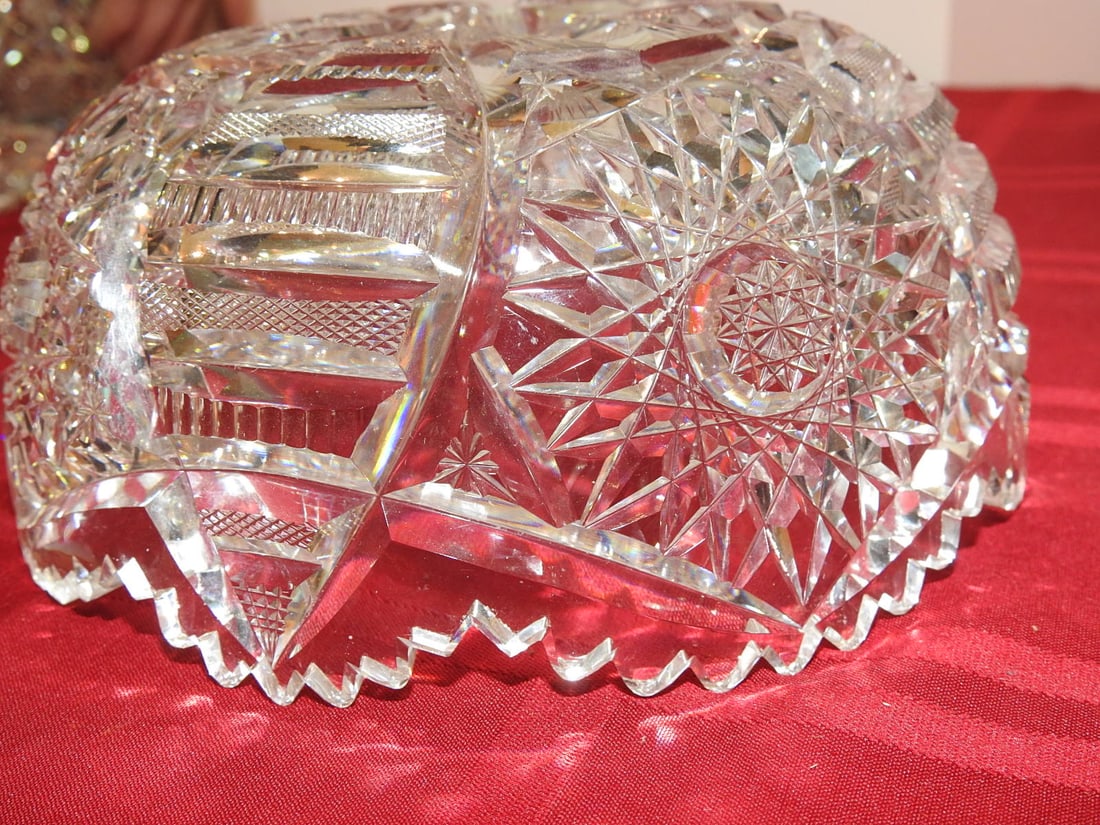 ABP Cut Glass Master Berry / Fruit Bowl - 5