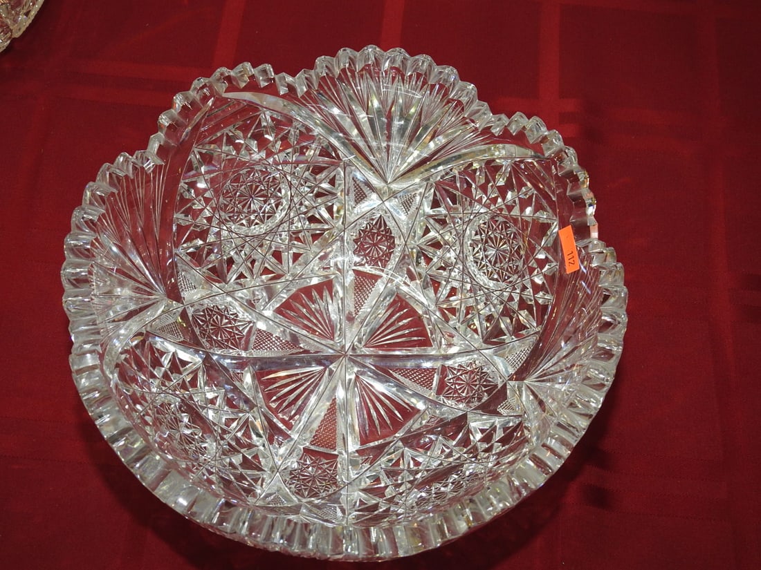 ABP Cut Glass Master Berry / Fruit Bowl - 2