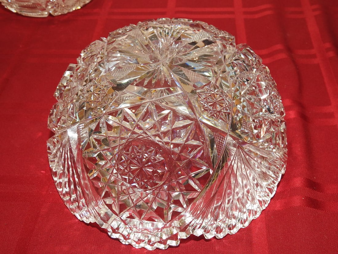 ABP Cut Glass Master Berry / Fruit Bowl - 4