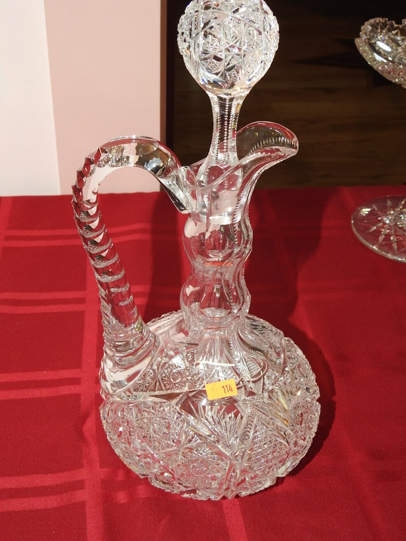 ABP Cut Glass Decanter with Original Stopper (1 of 5)