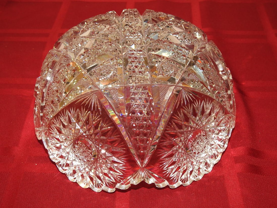 ABP Cut Glass Master Berry / Fruit Bowl - 3