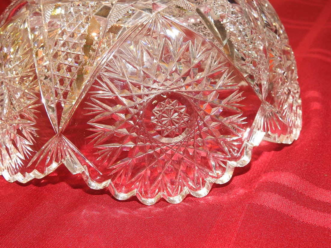 ABP Cut Glass Master Berry / Fruit Bowl - 4