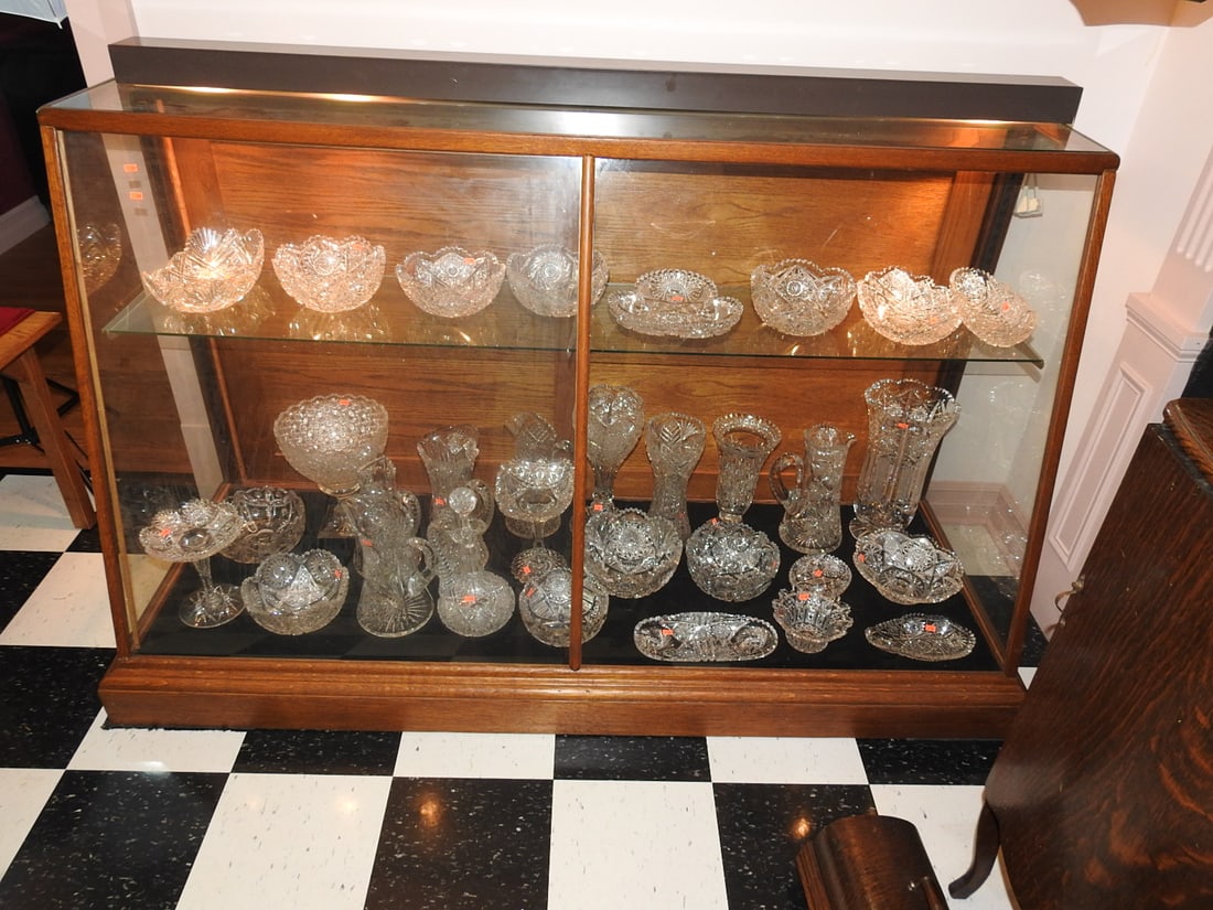 Lighted Glass Display Cabinet, Contents Not Included - 2