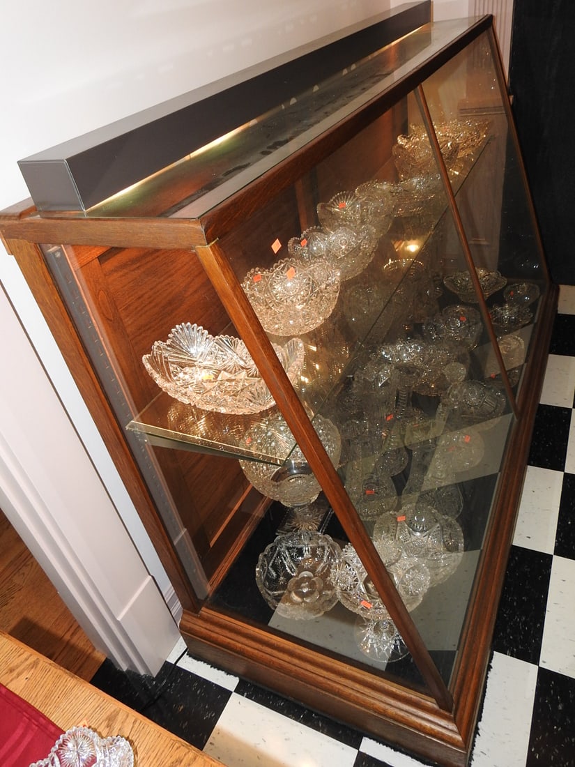 Lighted Glass Display Cabinet, Contents Not Included - 4
