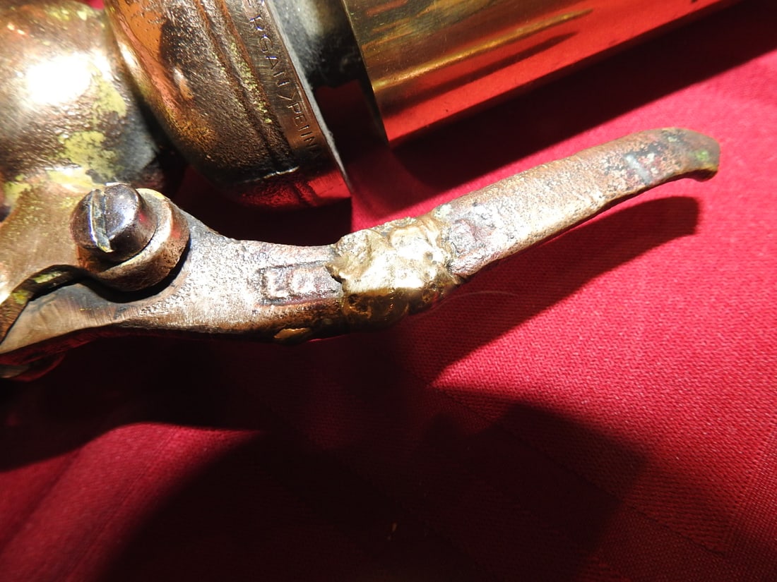 Brass Steam Whistle with Lever Assembly - 2