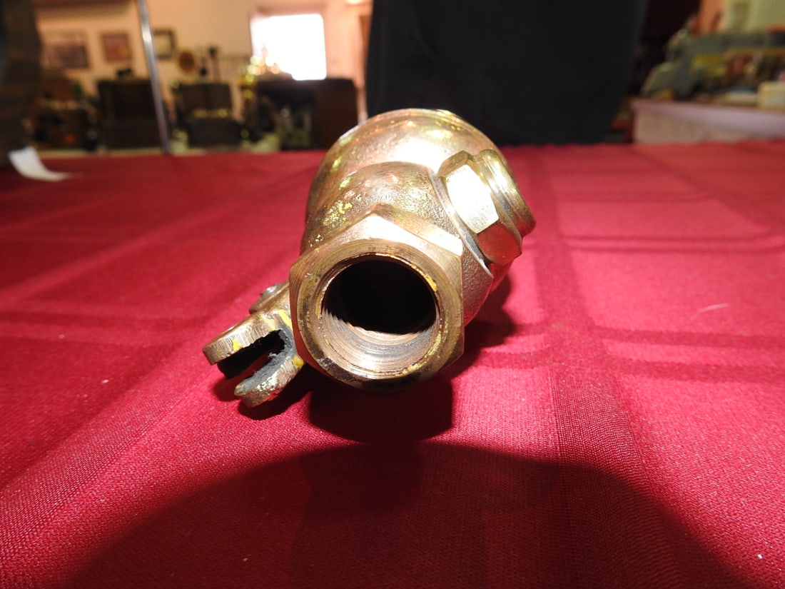 Brass Steam Whistle with Lever Assembly - 5