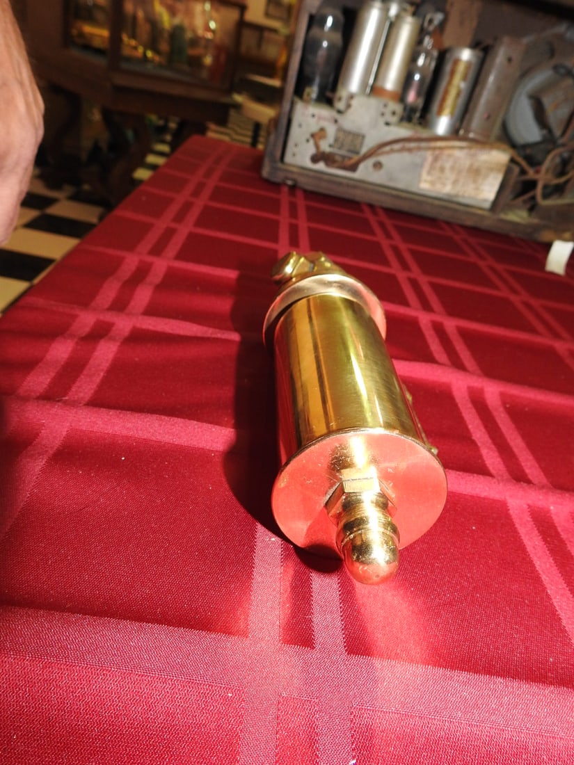Brass Steam Whistle with Lever Assembly - 6