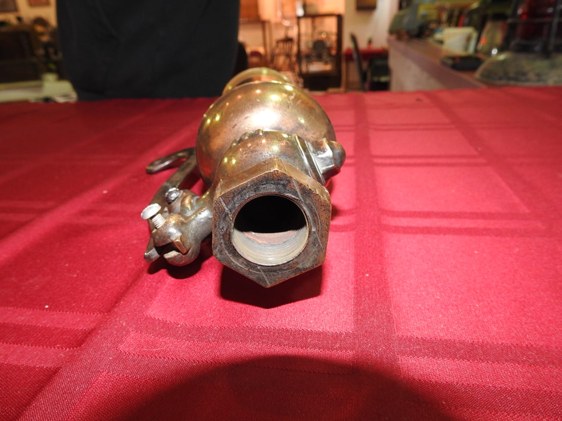 Brass Steam Whistle with Valve Assembly - 5